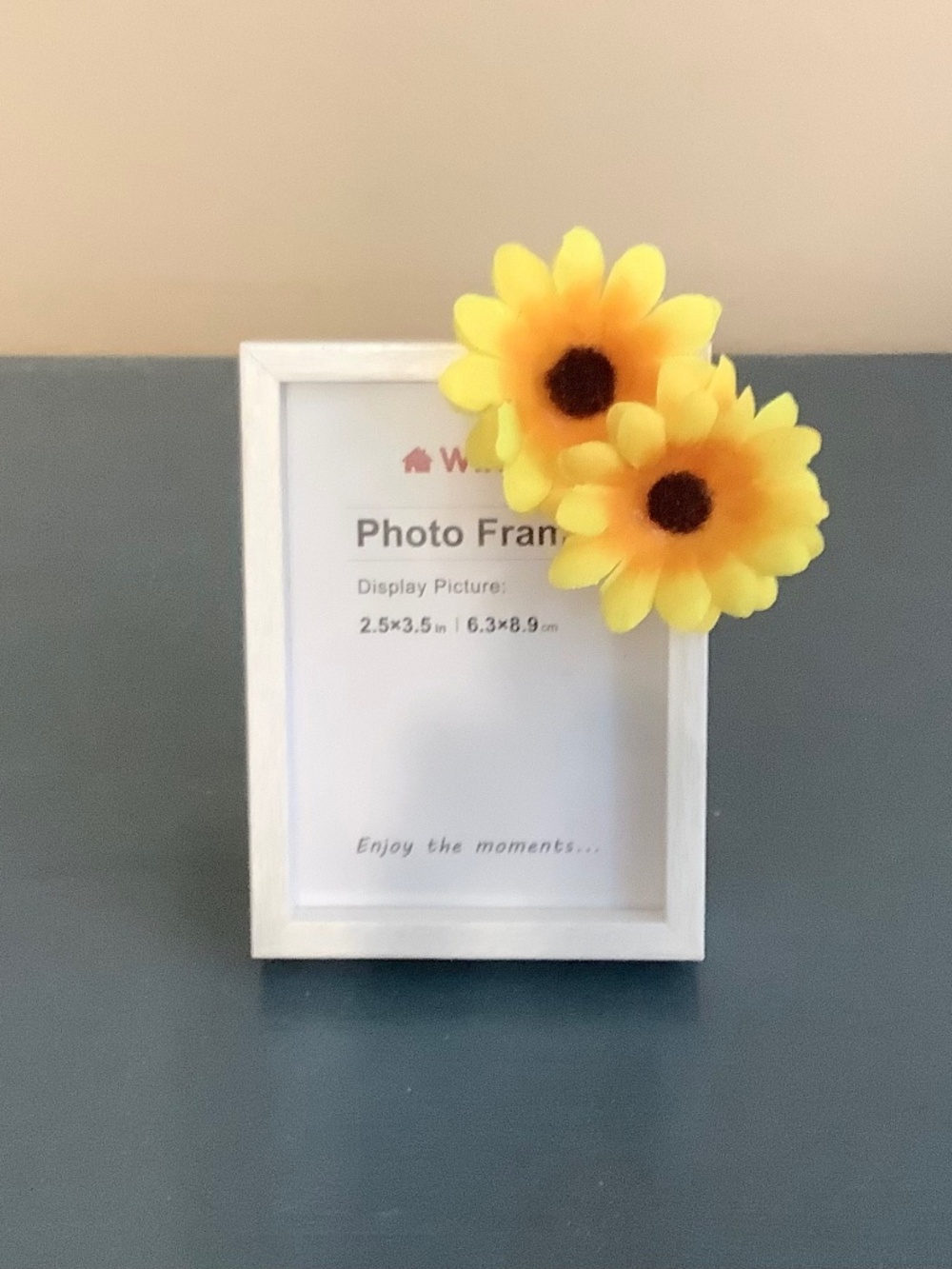 2.5” x 3.5” sunflower frame